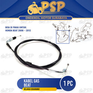 Kabel Gas Beat - Cabel Cable Seling Tali Kawat Throttle Gas Honda Beat Scoopy Spacy Lama Old Karbu