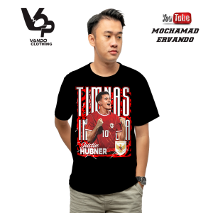 Kaos Justin Hubner Timnas Indonesia 2025 Player Combed 30s Baju Justin Hubner Kaos Timnas Indonesia