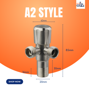 Premium 304 Stainless Steel Valve Angle Faucet 2 way 3 way 4 way Angle Valve For Kitchen Bathroom Angle Valve