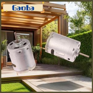 gaoba 1 Piece DC Motor 12V 365 385 High Speed Carbon Brush Electric Motor DIY Toy Fan Mini Micro Motor For Hair Dryer