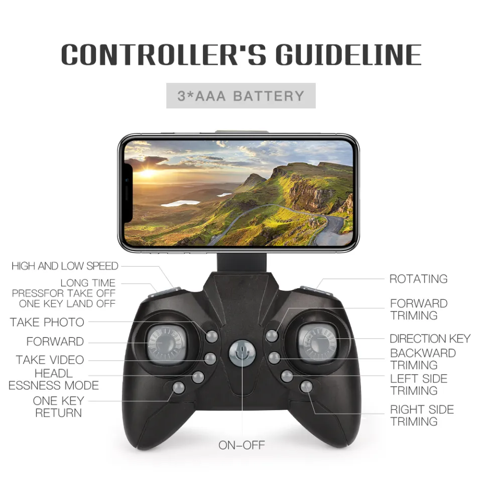 FORWIN LF606 Mini Drone Dengan Kamera Ketinggian Tahan RC Drone