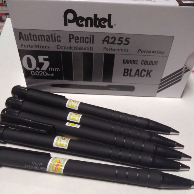 Bút chì kim bấm Nhật Pentel A255 0.5mm chính hãng, thích hợp cho giới văn phòng Nhập Khẩu Từ Nhật Bản(1/C) | Lazada Việt Nam