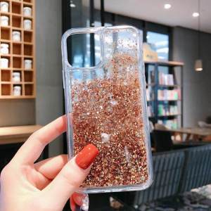 Ốp điện thoại cho Iphone mềm lấp lánh cát lún lỏng có thể di chuyển 15 14 13 12 11 Pro Max Mini XS XR x 7 8 6S 6 plus + Se 2020 Ốp lưng [Hàng có sẵn & giao hàng nhanh]