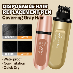 Hairdressing Pen Does not Hurt the Scalp Hairbrush Multifunction Metal Tube Nourishes Hair Roots
