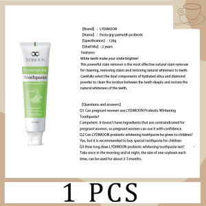 Whitening toothpaste probiotic toothpaste120g removes bad breath Tartar Remover Fresh Breath Oral remove yellowing