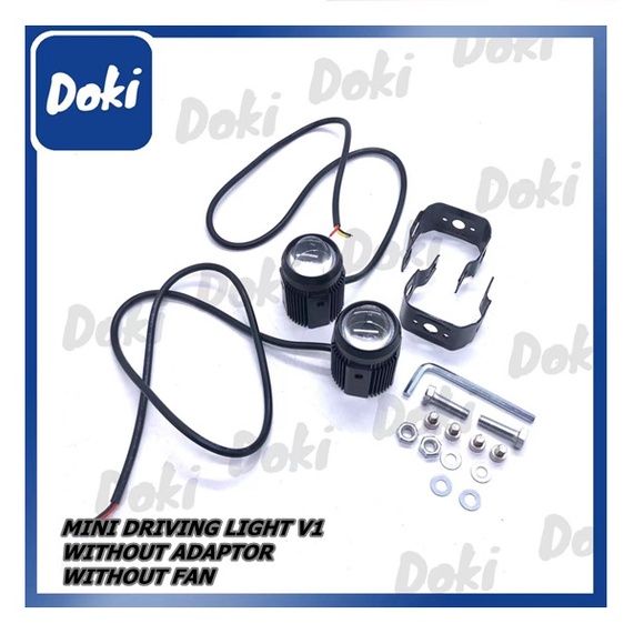 [DOKI MOTO] MINI DRIVING LIGHT V1 WITHOUT ADAPTOR (WITHOUT FAN ...