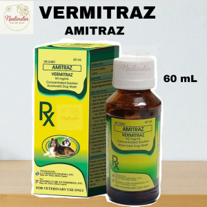 VERMITRAZ Amitraz (60 mL) Concentrated Solution Acaricidal Dog Wash