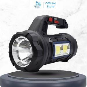 Nano Care Senter LED Multifungsi  5 in 1 - Zoom & Powerbank 1200mAh Safety Hammer Flashlight