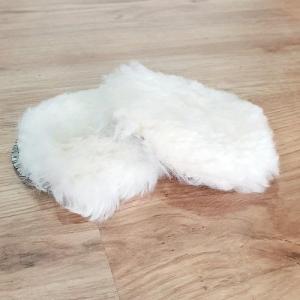 Bộ 2 Miếng Dán Phớt Sợi Lông Công Nghiệp 10cm Đánh Bóng Dùng Cho Máy Mài Cầm Tay