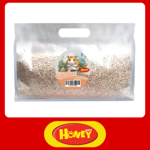 รองกรงเกรดพรีเมียม สำหรับสัตว์เลี้ยง ซังข้าวโพด ไม้สน by HONEY PETZ