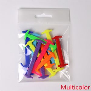 EYEGLASSES SHOP 16pcs 16Pcs Easy Men Kids Laces Women Tieless No Tie Silicone Shoe Laces Elastic