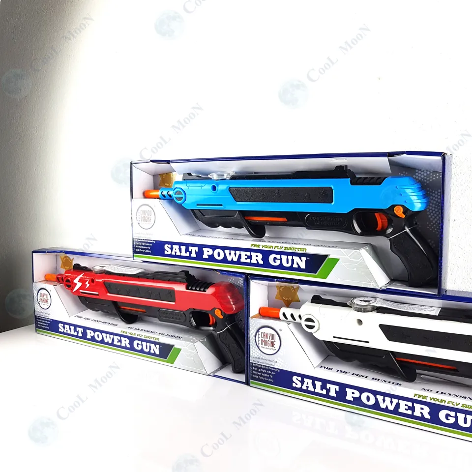 ปืนเกลือ (Salt Shooter) Salt Power Gun กำจัดแมลงวัน ใช้เกลือเป็น