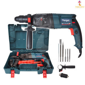 Target HAMMER DRIL สว่านโรตารี่ ส่านเจาะกระแทก 3 ระบบ ขนาด 26 mm 1500W สว่านแรงที่สุด (แถมฟรีดอกเจาะ 5 ดอก) พร้อมใช้งาน!!