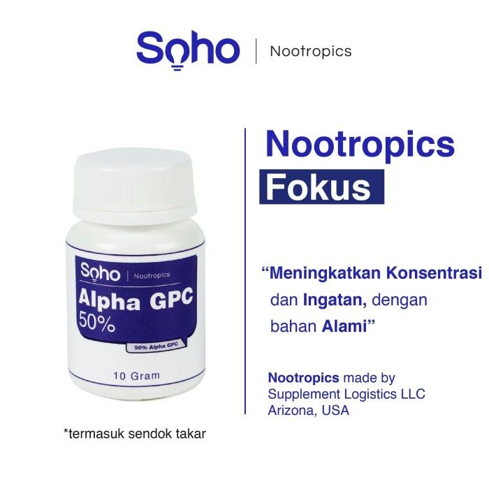 Sale Alpha GPC 50% |Nootrropics Depot | Peningkat Konsentrasi Alami Tbk