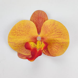 (1PCS) Kuntum Anggrek Latex Bulan Flowers Bunga Phalaenopsis Orchid Satuan Premium Artificial untuk Hiasan Ruang Tamu Kamar Buket Hotel dan Dekorasi Pernikahan Pelaminan Murah Import Artifisial