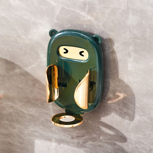 HKStorage Giá Đựng Bàn Chải Đánh Răng Điện Gắn Tường Giá Đựng Bàn Chải Đánh Răng Có Thể Thu Gọn Không Đục Lỗ Cảm Ứng Trọng Lực Phụ Kiện Phòng Tắm