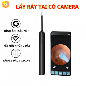 Thiết Bị Lấy Ráy Tai V11 - Tích Hợp Camera Pin Bền Dễ Sử Dụng Qua Ứng Dụng Đèn LED Chiếu Sáng
