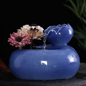"in stock" creative water fountain landscape decoration home living room desktop decorations