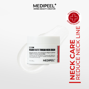 MEDIPEEL UPGRADED Premium Collagen Naite Thread Neck Cream 100ml (Saggy Skin Neck Lines Anti-Wrinkle Peptide Collagen Neck Cream)