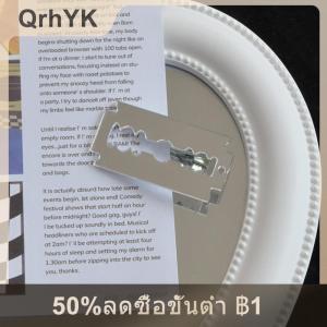【QrhYK】 กิ๊บหนีบผมอะคริลิคที่สร้างสรรค์ตลกจำลองใบมีดสำหรับเด็กผู้หญิงที่น่ารัก Headwear แฟชั่นหรูหราน้ำหนักเบาคลิปผมน่ารัก