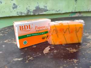Sabun BDL Papaya / Besar 128 Gram / BPOM / COD / Dengan Kemasan Terbaru Bpom