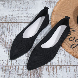 Free Shipping WomenS Large-Size Autumn New Collection Pointed-Toe Shallow-Cut Casual Sneakers for Women