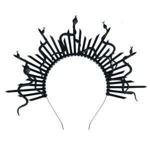 Punk Snake Hairband Cosplay Party Costume Snake Gorgon Headband Holiday Masked Balls Headpiece Women Costume Accessories