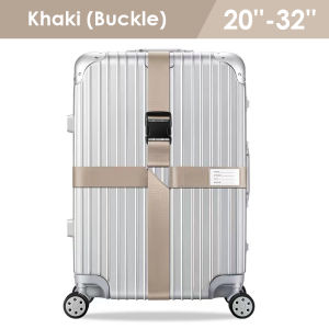 Travel Luggage Strap Password /Buckle Lock 20" to 32" Luggage Cross Belt Adjustable Bundling Belt Packing Baggage Secure Lock