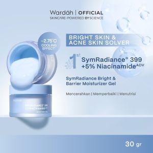 Wardah SymRadiance® 399 + 5% Niacinamide ADV Moisture Gel with 8X Deeper Penetration Melano Control & Blocker Brightens Skin & Prevents Melanin 30g