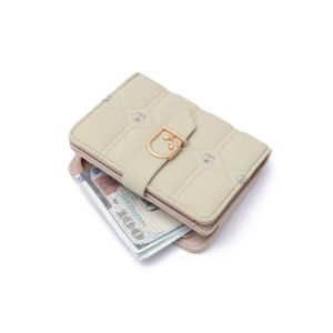 HANAMI Dompet Lipat Wanita Ovidia Kulit Hijau Kekinian Kartu Atm WA968G3 Terbaru Mewah Branded Mini