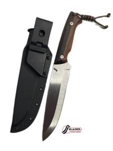BUSHCRAFT 07 - Outdoor Knife / Camping Knife with cover