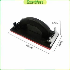 C.N. Handheld Sandpaper Sheet Frame Holder Anti-slip Hand Sandpaper Holders Plastic Practical
