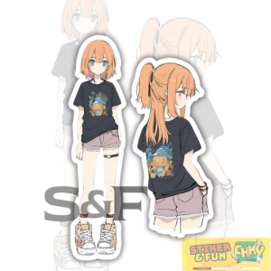 Stiker Sticker Pack Vinyl Laminasi CUTE GIRL ANIME 21