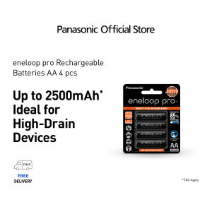 Panasonic eneloop Pro AA Rechargeable Battery 4pcs BK-3HCCE4BT8