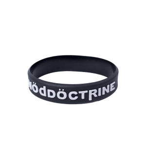 Gelang Karet Gelang Distro Pria NodDoctrine LOGO Hitam Abu-abu