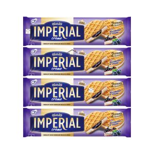 4PCS Imperial Creme Blueberry Biskuit dengan Selai Blueberry