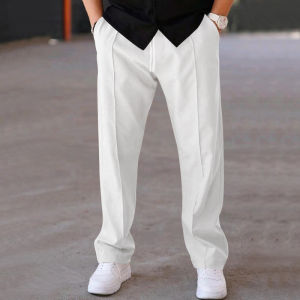 2026 New Thin Pants Mens Spring/Summer Loose Straight Leg Sports Casual Pants American Oversize Long Leg Pants