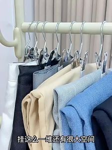 10/30PCS Anti-Rust Clothes Pegs Stainless Steel Hanging Clips Windproof Single Hook Clip For Socks Hat Pants 帽夹 裤夹 袜夹