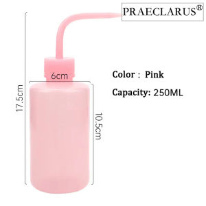 250ML Plastic Squeeze Bottles Cleaning Watering Squirt Water Bottle Laboratory Washing Tattoo Eyelash Rinse Bottle