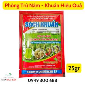 [20 Gói] SẠCH KHUẨN 21WP (gói 25g) - PHÒNG TRỪ hữu hiệu các loại bệnh do nấm và vi khuẩn gây hại trên cây trồng