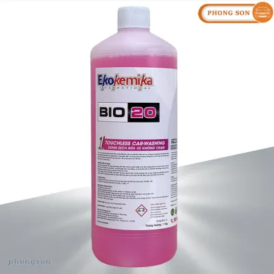 Dung dịch không chạm BIO 20 Ekokemika 1L rửa xe máy ôtô con bụi bẩn ít
