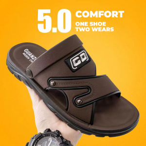 Mens sandals Durable outdoor Classic Elegant mens sandal CityWear tsenilas leather slippers for men Dad shoes