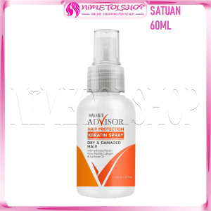 MAKARIZO Advisor Anti Frizz 240ml Spray Vitamin Rambut Hair Keratin Menutrisi Kusut Kering Rusak