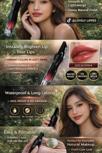 Soft Glow Lip Tint 5ml Long Wear Waterproof Lip Stain for Fresh Everyday Look...