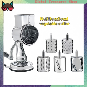 Rotary Grater Food Mills Nut Grinder Six-piece set Nuts Grinding Vegetable Shredding Household vegetable cutter