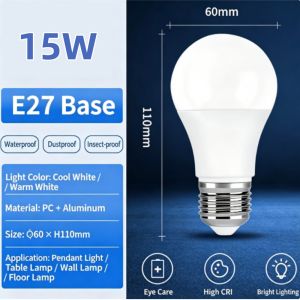 【5 PCS】E27 LED Bulb Energy Saving High Brightness LED Bulb LED Ceiling Light Home Lighting Decorative Light