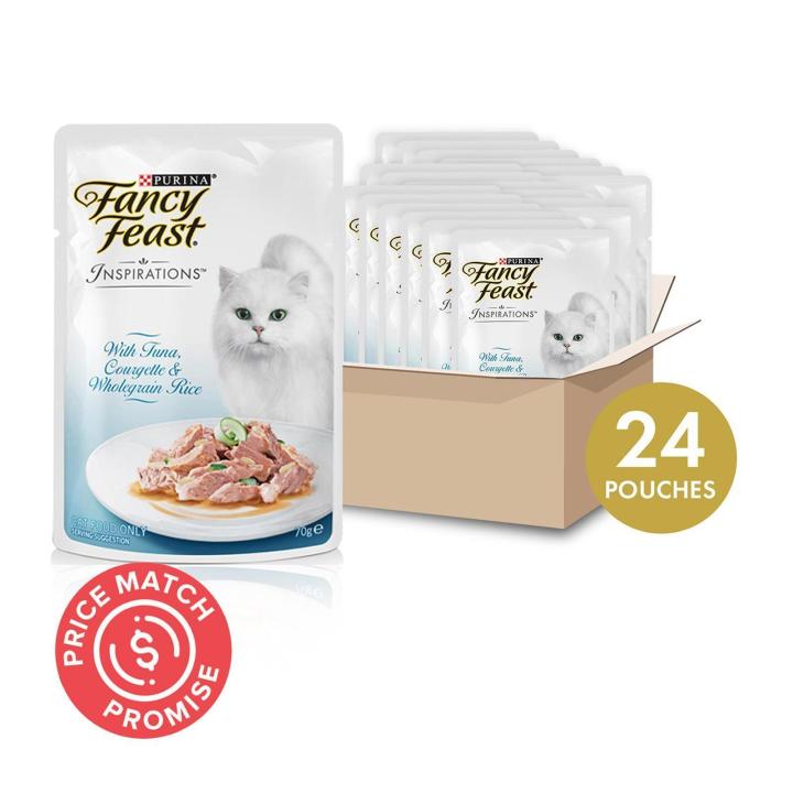 Fancy Feast Inspiration Tuna Courgette and Wholegrain Rice Case