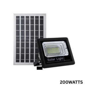 High-Intensity LED Solar Emergency Floodlight with Advanced LED Technology and IP67 Waterproof Rating | 300W 1 LED 1 Solar Panel | 200W 1 LED 1 Solar Panel | 200W LED 2 Solar Panel | Solar Flood Light LED Outdoor Waterproof Street Lamp High Brightness