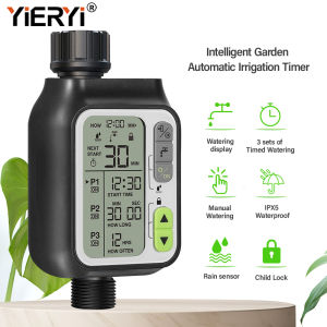 Yieryi Automatic Watering TimerGarden Irrigation System Plant Sprinkler Timer Save Water and Time