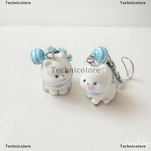 [COD] Technicolore สายคล้องโทรศัพท์สุนัขซามอยด์หวานน่ารักสายคล้องกล้อง CCD อุปกรณ์เสริมเสน่ห์พวงกุญแจกระเป๋าจี้เครื่องประดับของขวัญ